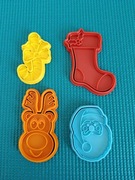 Foremki do ciastek świąteczne – zestaw 4 wzory