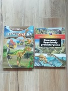 Dinozaury Ilustrowana Encyklopedia + Dinozaury i inne istoty prehistoria 