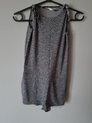 Kombinezon na lato 140 h&m panterka czarny szary