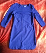 niebieska szafirowa sukienka z podszewką Vince Camuto rozm. 2