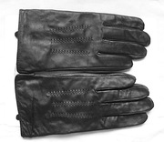 Rękawiczki skórzane męskie XL lub L. Czarne