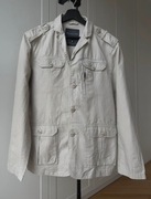 Męska kurtka materiałowa szara / Men's gray fabric jacket / Reserved / M