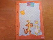 Karteczki do segregatora kartka A5 do albumu Kubuś Puchatek Disney 