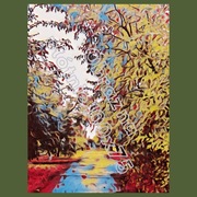 Autorski nowoczesny obraz na płótnie do salonu 