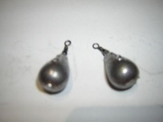 Ciężarki gruntowe łezka z krętlikiem 12g 