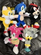 Maskotki,  pluszaki Sonic, zawieszka,  brelok 15 cm, cena za 10 szt mix