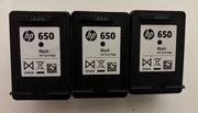 HP WKŁAD TUSZ GŁOWICA 650 CZ101A BLACK ORYGINAŁ PUSTY