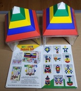 2 x WEDGiTS Junior Set Zestaw Konstrukcyjny klocki 30 Elementów