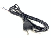 Przewód zasilający 230V, długość 1,5m, przekrój 0,75 mm2, kolor czarny