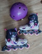 Rolki Oxelo r.32-34 + kask