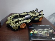 Klocki zdalnie sterowane 2527szt Lamborghini v12 jak LEGO technic 