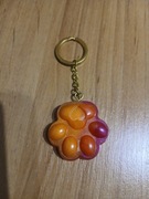 Kocia łapka. Brelok na klucze. Z serduszkiem. 