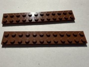 LEGO PŁYTKA PŁASKA 2x12 BRĄZOWA 2445 1 szt.