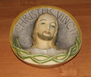 Stary obraz, figurka, płaskorzeźba Chrystus 