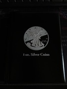 Leuchtturm - Klaser kieszonkowy Route na monety Amerykański Orzeł (czarny)