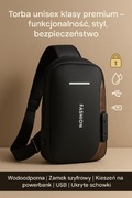 Torba miejska Fashion– wodoodporna, antykradzieżowa, z USB – HIT!