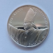 10zł 1998r 20-lecie Pontyfikatu Jana Pawła II Mennicza