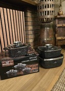 Garnki brytfanki marmurkowe