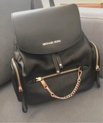 Michael Kors - czarny skórzany plecak oryginalny z salonu nowy z metkami