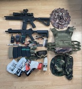 Replika ASG gc16 g&g Predator + Specna Arms, DODATKI