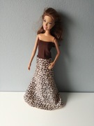 Ubranka dla lalki Barbie - sukienka