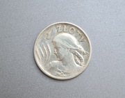 1 zł 1925r Żniwiarka, z kropką 