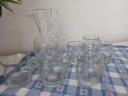 Dzbanek z kompotierkami. Vintage.