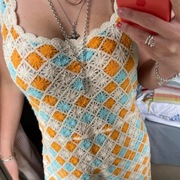 Szydełkowa sukienka mini Zara r. M  L XL