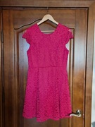 Nowa sukienka Anna Field malinowa koronkowa rozmiar M/L