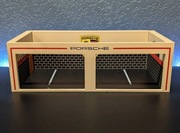 Porsche Garaż Diorama 1:64 samochody Hot Wheels
