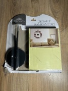 Zegar z ramkami na ścianę czarny