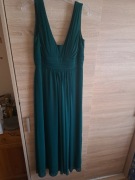 Sukienka maxi butelkowa zieleń