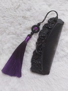 Grzebień ozdobny rzeźbiony do włosów z drzewa sandałowego