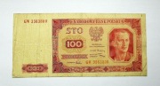 100 Złotych 1948 r.  seria GW