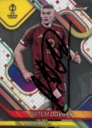 Dovbyk Artem autograf karta Topps Finest 24/25 Roma Ukraina