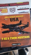 Model kartonowy F-82 G Twin Mustang 1/33