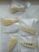 Piękne perełkowe  spinki  x5