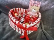 Serce walentynkowe z kinderków