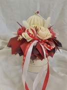 Box stroik flowerbox ze świec z wosku sojowego 