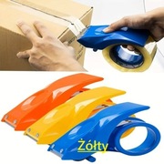 Podajnik taśmy klejącej. Kolor żółty