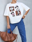 T-shirt damski Basic oversize PRINT NADRUK  Polska marka 