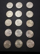 15 srebrnych monet 200 zł XXX Lat PRL  od 1 zł 