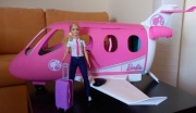 Samolot barbie i lalka barbie pilotka