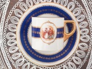 Rosenthal litron unikat masywny duet / duo z dekoracją, lata 1920–33