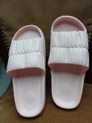 Różowe klapki damskie 38–39 miękkie wygodne, wkładka 25 cm