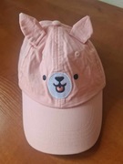 Miniso mini family czapka z daszkiem różowa z uszami miś