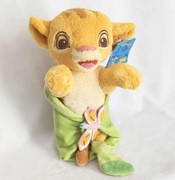 Maskotka Król Lew Lion King mały Simba lwiątko w kocyku Disneyland Paris