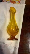 Piękny zółty wazon z dziurką KIS? (1406)