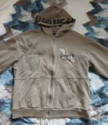 Beżowa bluza z kapturem