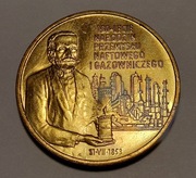 Moneta 2 zł.  150-lecie narodzin przemysłu naftowego i gazowego. 